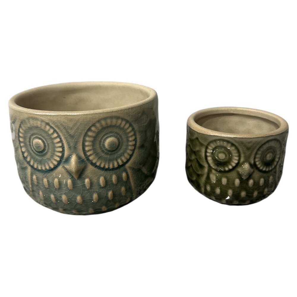 Owl Plant Ceramic Planters